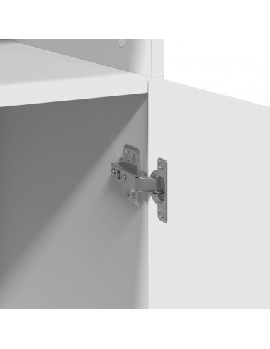 Mobile Portaoggetti Bianco 70x42,5x225 cm in Truciolato