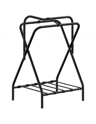 Portasella Pieghevole Autoportante Nero in Ferro