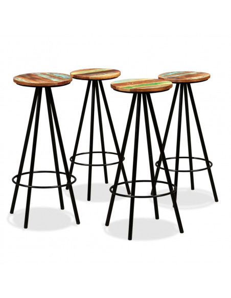 Set da Bar 5 pz in Legno Massello di Recupero