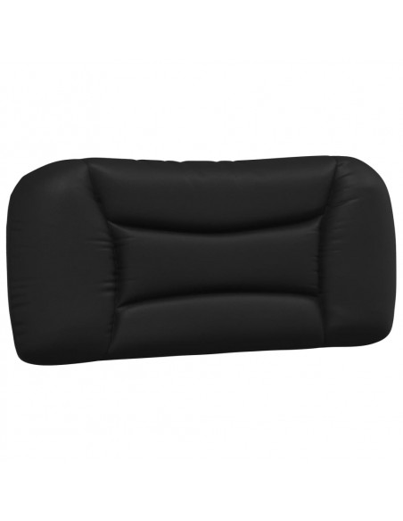 Letto con Materasso Nero 90x190 cm in Similpelle