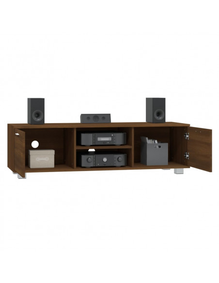 Mobile TV Rovere Marrone 140x40,5x35 cm in Legno Multistrato