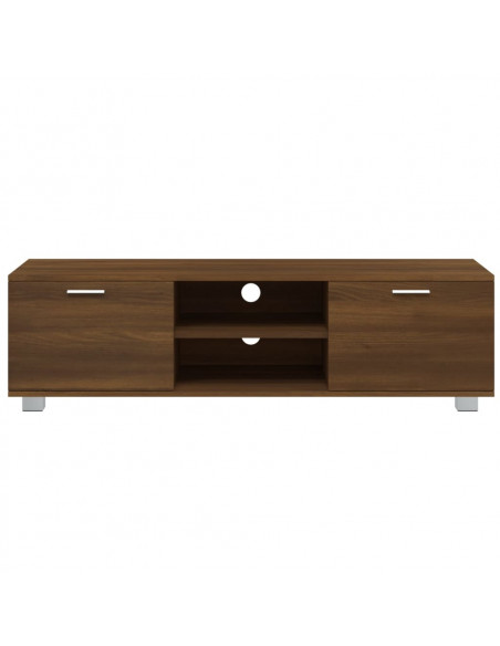 Mobile TV Rovere Marrone 140x40,5x35 cm in Legno Multistrato