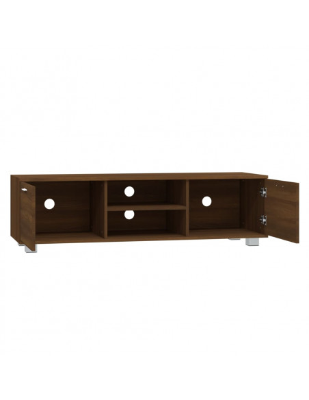 Mobile TV Rovere Marrone 140x40,5x35 cm in Legno Multistrato