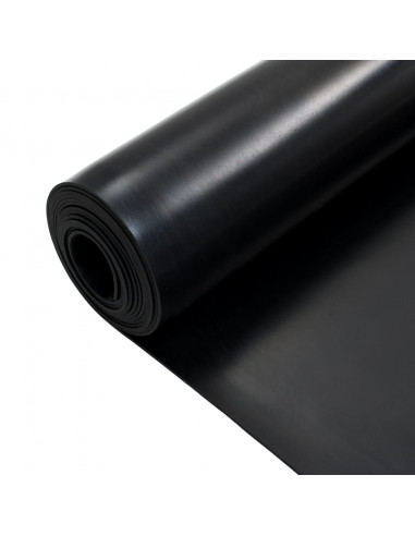 Tappetino Antiscivolo in Gomma 1,2x5 m 3 mm Liscio