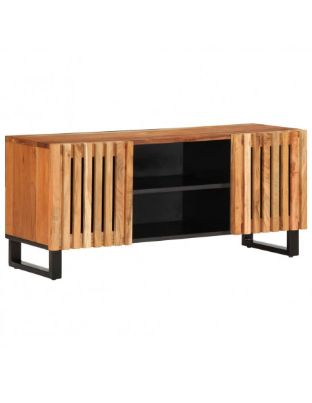 Mobile Porta TV 105x34x46 cm in Legno Massello di Acacia