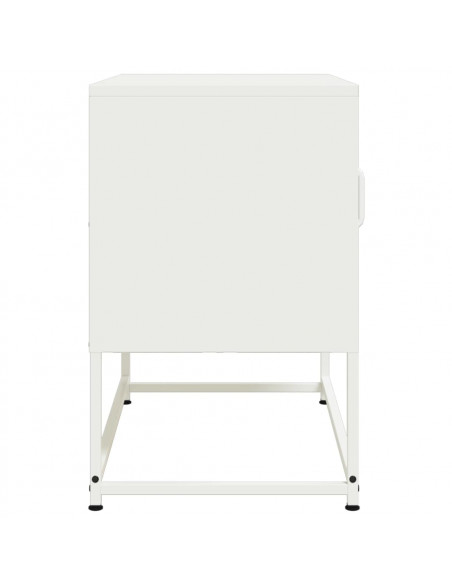 Mobile TV Verde Oliva 100,5x39x60,5 cm in Acciaio