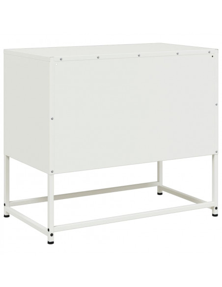 Mobile TV Verde Oliva 100,5x39x60,5 cm in Acciaio