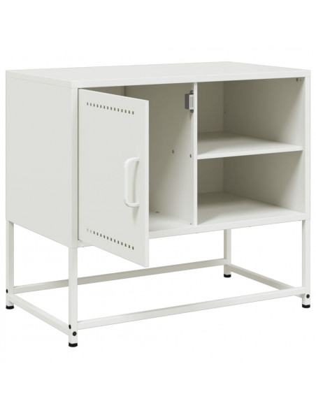Mobile TV Verde Oliva 100,5x39x60,5 cm in Acciaio