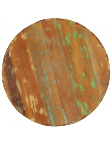 Tavolino da Salotto 65x31 cm in Legno Massello di Recupero