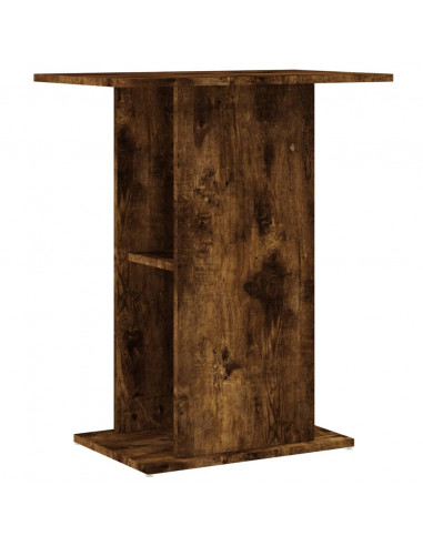 Supporto Acquario 60,5x36x72,5 cm Legno Multistrato Rovere Fumo