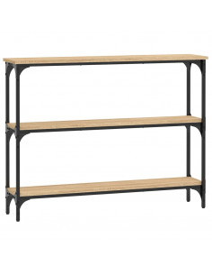 Tavolino Consolle Rovere Sonoma 100x22,5x75cm Legno Multistrato 2