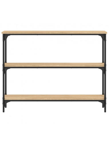 Tavolino Consolle Rovere Sonoma 100x22,5x75cm Legno Multistrato