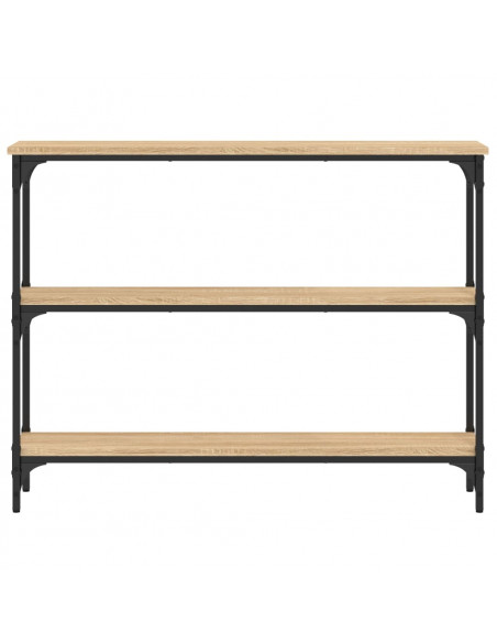 Tavolino Consolle Rovere Sonoma 100x22,5x75cm Legno Multistrato