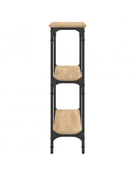 Tavolino Consolle Rovere Sonoma 100x22,5x75cm Legno Multistrato