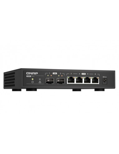 QNAP QSW-2104-2S switch di rete Non gestito 2.5G Ethernet Nero