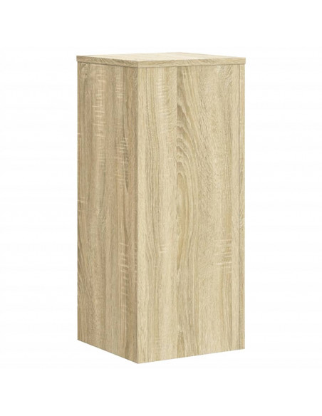 Supporti per Piante 2 pz Rovere 30x30x70 cm in Multistrato