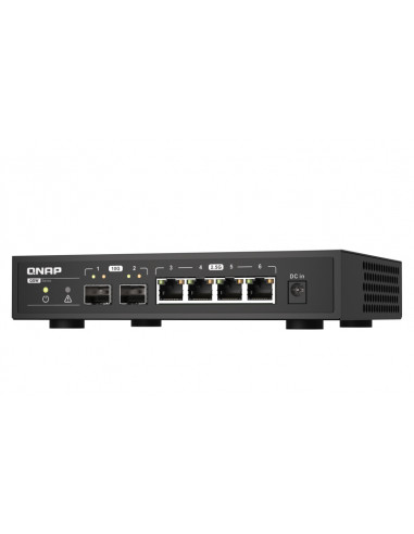 QNAP QSW-2104-2S switch di rete Non gestito 2.5G Ethernet Nero