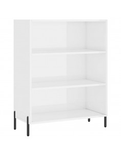 Scaffale Bianco 69,5x32,5x90 cm in Legno Multistrato 2