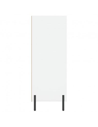 Scaffale Bianco 69,5x32,5x90 cm in Legno Multistrato