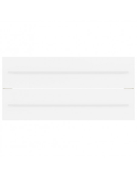 Mobile Lavabo Bianco 100x38,5x48 cm in Legno Multistrato