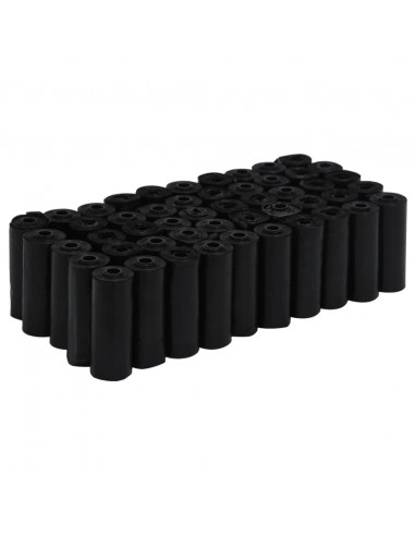 Sacchetti Deiezioni Cani 750 pz Neri 30x20 cm in PE