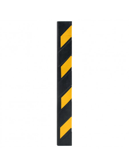 Protezioni Angolari Riflettenti 5 pz in Gomma 80 cm