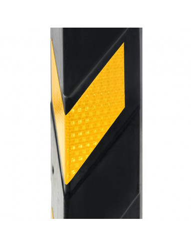 Protezioni Angolari Riflettenti 5 pz in Gomma 80 cm