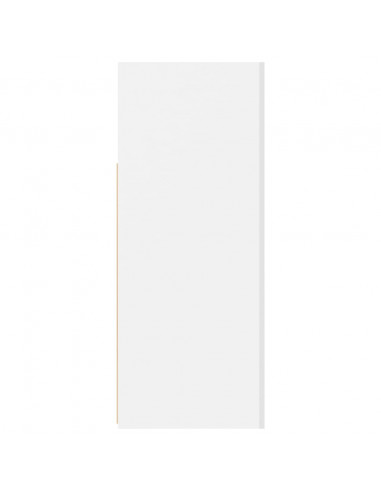 Credenza con Luci LED Bianca 115,5x30x75 cm