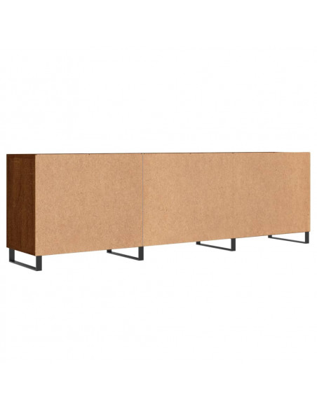 Mobile Porta TV Rovere Marrone 150x30x50cm in Legno Multistrato