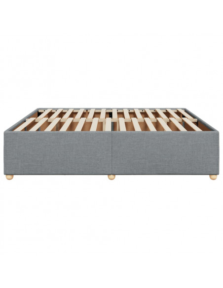 Giroletto senza Materasso Grigio Chiaro 180x200 cm Tessuto