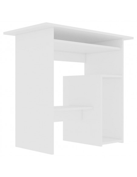 Scrivania Bianca 80x45x74 cm in Legno Multistrato