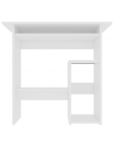 Scrivania Bianca 80x45x74 cm in Legno Multistrato