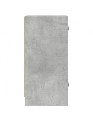 Mobile con Ante in Vetro Grigio Cemento 35x37x75,5 cm