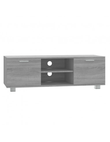 Mobile TV Grigio Sonoma 120x40,5x35 cm in Legno Multistrato