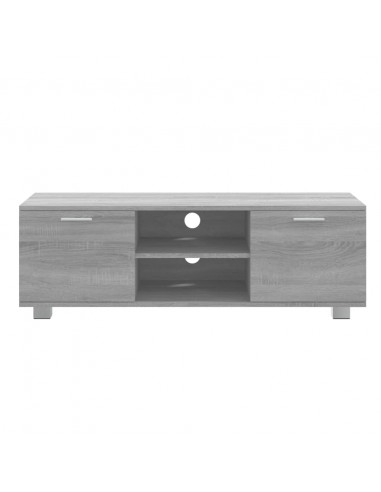 Mobile TV Grigio Sonoma 120x40,5x35 cm in Legno Multistrato