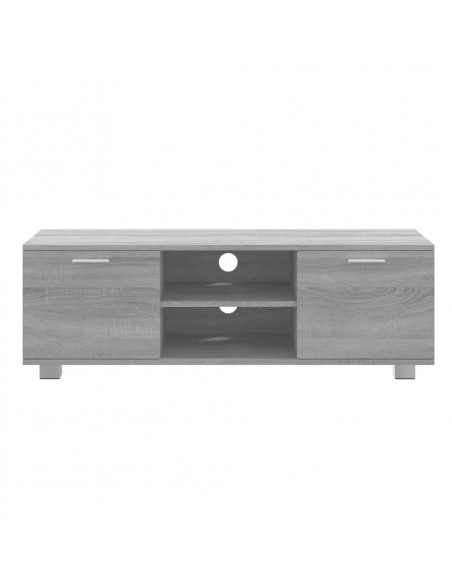 Mobile TV Grigio Sonoma 120x40,5x35 cm in Legno Multistrato