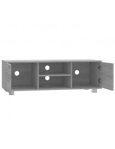 Mobile TV Grigio Sonoma 120x40,5x35 cm in Legno Multistrato