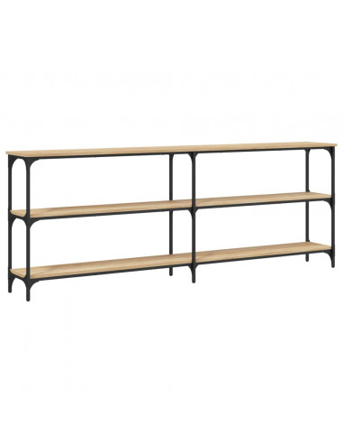 Tavolo Consolle Rovere Sonoma 200x29x75 cm in Legno Multistrato