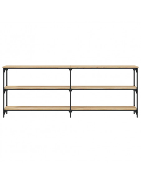 Tavolo Consolle Rovere Sonoma 200x29x75 cm in Legno Multistrato