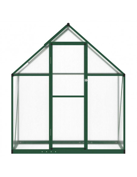 Telaio Serra con Base Verde 169x58x195 cm in Alluminio