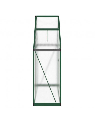 Telaio Serra con Base Verde 169x58x195 cm in Alluminio