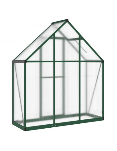 Telaio Serra con Base Verde 169x58x195 cm in Alluminio