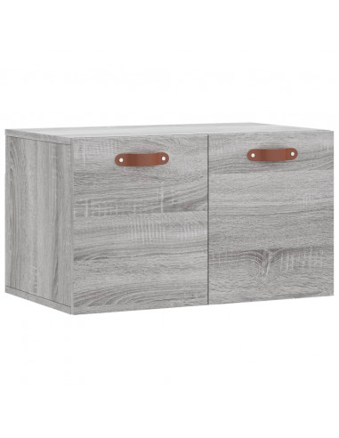 Mobile a Parete Grigio Sonoma 60x36,5x35cm in Legno Multistrato