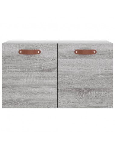 Mobile a Parete Grigio Sonoma 60x36,5x35cm in Legno Multistrato