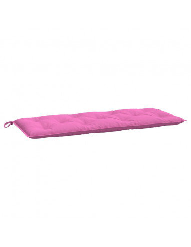 Cuscini per Panca da Giardino 2 pz Rosa 120x50x7 cm in Tessuto