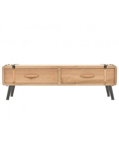 Mobile Porta TV 110x33x35 cm in Legno Massello di Abete