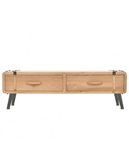 Mobile Porta TV 110x33x35 cm in Legno Massello di Abete