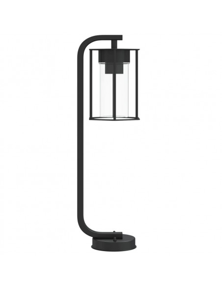 Lampada da Terra per Esterni Nera 60 cm in Acciaio Inox