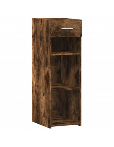 Credenza Rovere Fumo 30x42,5x93 cm in Legno Multistrato