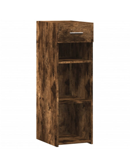 Credenza Rovere Fumo 30x42,5x93 cm in Legno Multistrato
